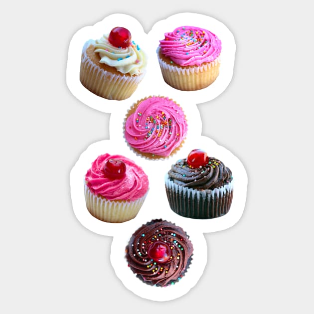 Cupcakes Sticker by tangerinetane